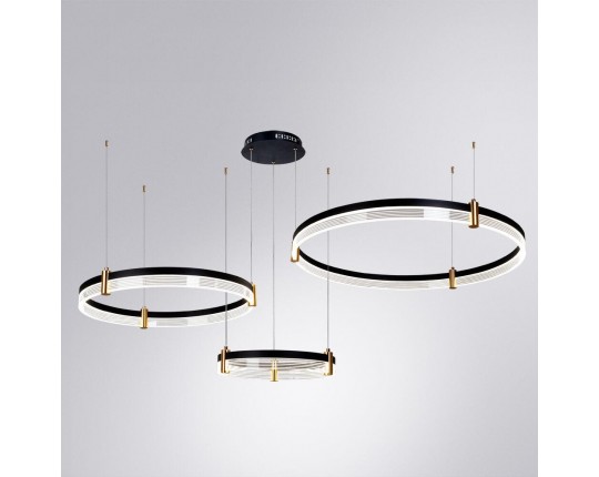 Подвесной светодиодный светильник Arte Lamp Mercury A2185SP-3BK