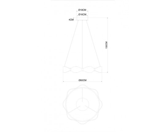 Подвесной светодиодный светильник Arte Lamp Grace A1868SP-1PB