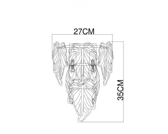 Настенный светильник Arte Lamp Lilly A4070AP-2GO