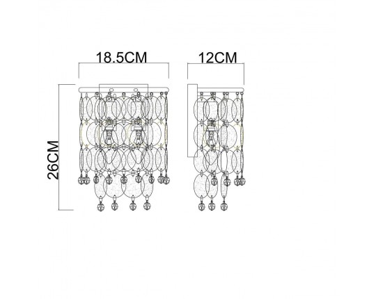 Бра Arte Lamp Pipirima A4089AP-2AB