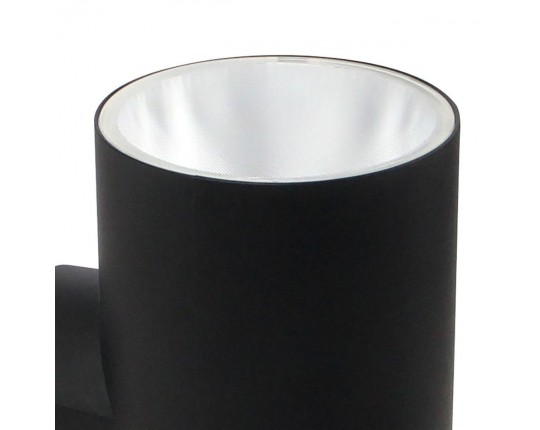 Уличный настенный светодиодный светильник Arte Lamp Alcyone A6109AL-2BK