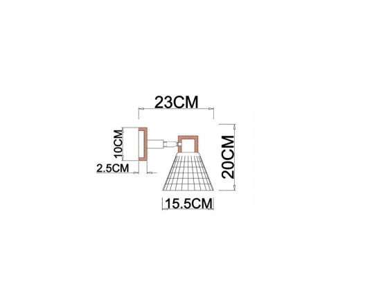 Бра Arte Lamp Meleph A4096AP-1BR