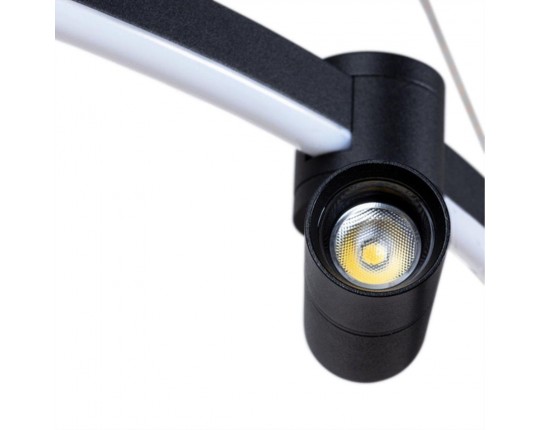 Подвесная светодиодная люстра Arte Lamp Ring A2186SP-1BK