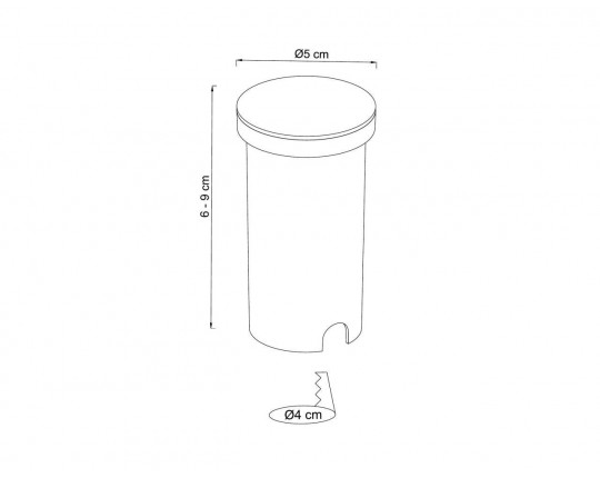 Ландшафтный светодиодный светильник Arte Lamp Piazza A3601IN-1WH
