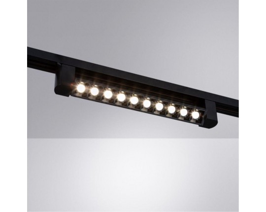 Трековый светодиодный светильник Arte Lamp Flash A4575PL-1BK