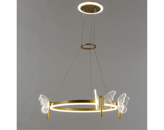 Подвесная светодиодная люстра Arte Lamp Darcy A2187LM-1GO