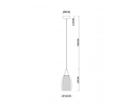 Подвесной светильник Arte Lamp Barry A7951SP-1BK