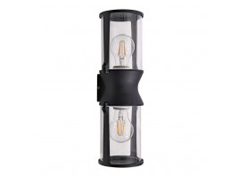Уличный настенный светильник Arte Lamp Minchir A8306AL-2BK