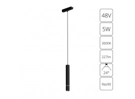 Трековый светодиодный светильник Arte Lamp Rapid A1159PL-1BK