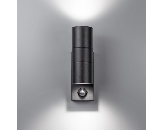 Уличный настенный светильник Arte Lamp Mistero A3322AL-2BK