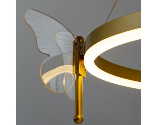 Подвесная светодиодная люстра Arte Lamp Darcy A2187LM-1GO