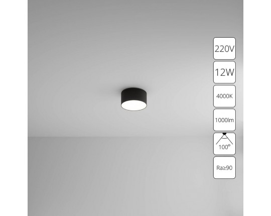 Потолочный светодиодный светильник Arte Lamp Fado A6612PL-1BK