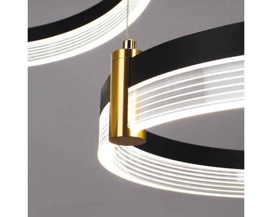 Подвесной светодиодный светильник Arte Lamp Mercury A2185SP-3BK