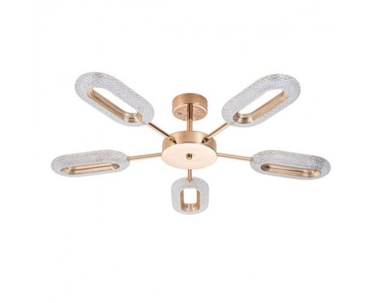 Потолочная светодиодная люстра Arte Lamp Ovale A2489PL-5GO