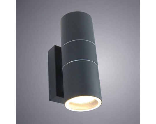 Уличный настенный светильник Arte Lamp Sonaglio A3302AL-2GY