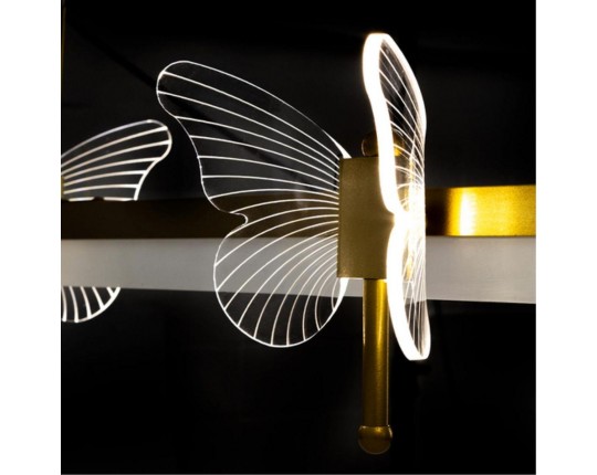 Подвесная светодиодная люстра Arte Lamp Darcy A2187SP-1GO