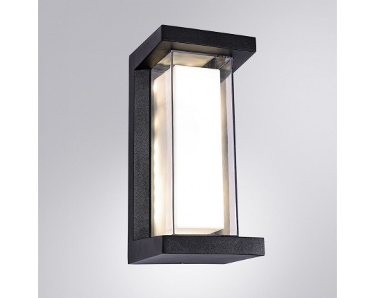 Уличный настенный светодиодный светильник Arte Lamp Ulysses A8510AL-1BK