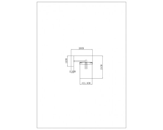 Бра Arte Lamp Modello A4099AP-1BK