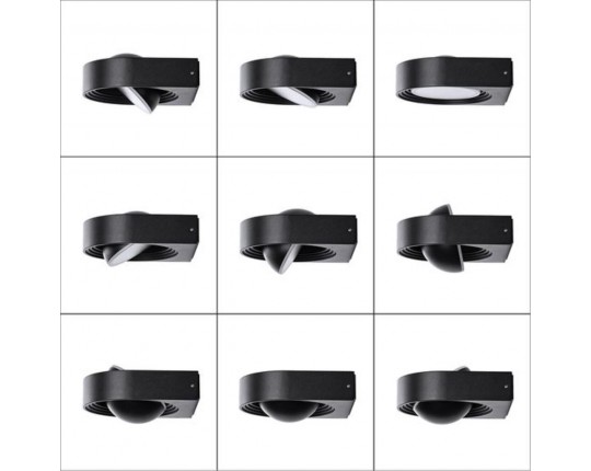 Уличный настенный светодиодный светильник Arte Lamp San Francisco A1831AL-1BK