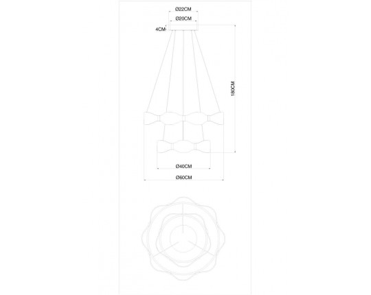 Подвесной светодиодный светильник Arte Lamp Grace A1868SP-2PB