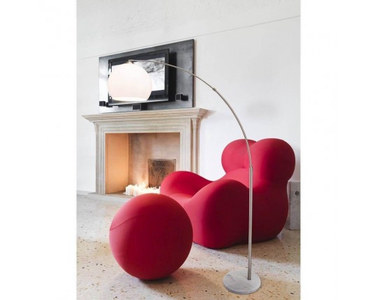 Торшер Arte Lamp Goliath A5822PN-1SS