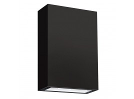 Уличный настенный светодиодный светильник Arte Lamp Algol A2750AL-2BK