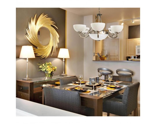 Подвесная люстра Arte Lamp Windsor White A3777LM-6-2AB