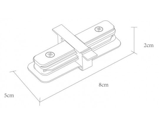 Коннектор прямой Arte Lamp Track Accessories A130106