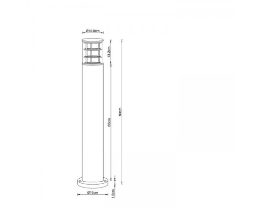 Уличный светильник Arte Lamp Tokyo A5318PA-1BK