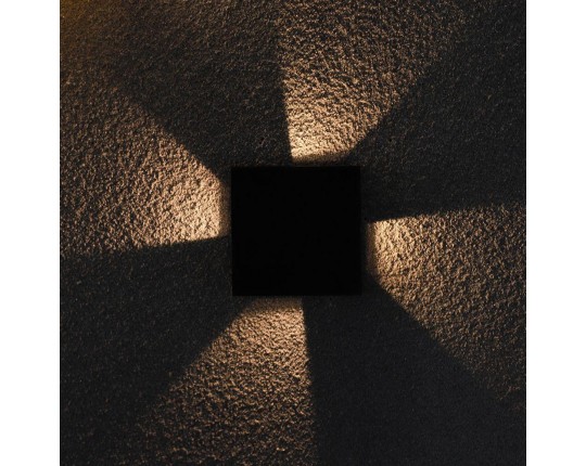 Уличный настенный светодиодный светильник Arte Lamp Algol A1445AL-4BK