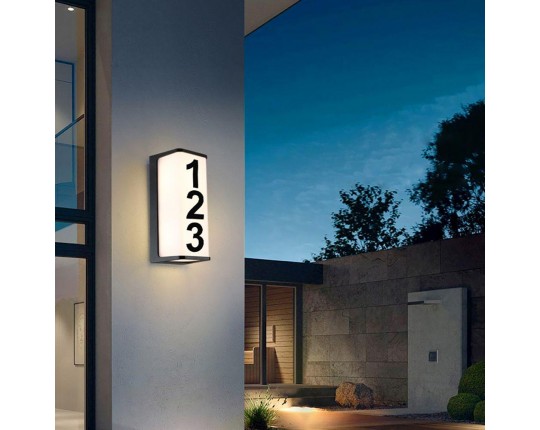 Уличный настенный светодиодный светильник Arte Lamp Lancia A6419AL-1BK