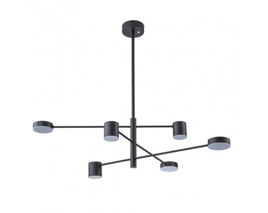 Люстра на штанге Arte Lamp STANLEY A2476PL-40BK