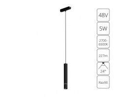 Трековый светодиодный светильник Arte Lamp Rapid A2959PL-1BK