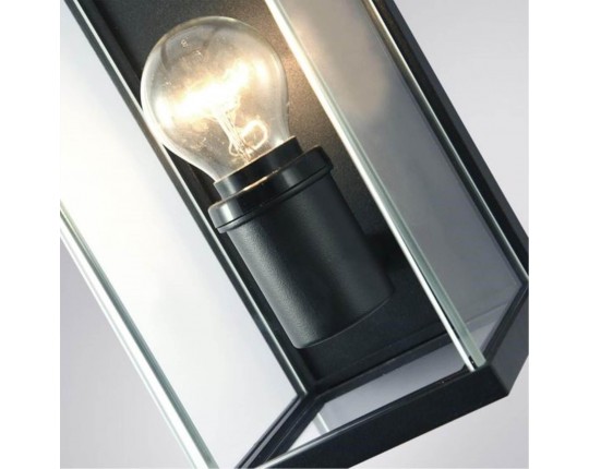 Уличный настенный светильник Arte Lamp Pot A1631AL-1BK