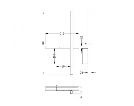 Настенный светодиодный светильник Arte Lamp Chic A2126AP-8BK