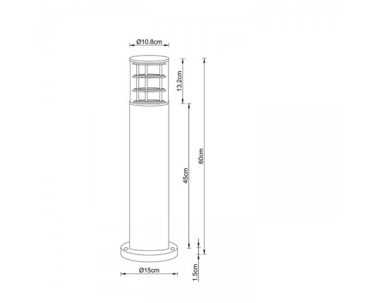 Уличный светильник Arte Lamp Tokyo A5316PA-1BK
