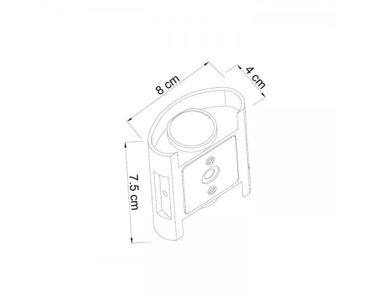 Уличный настенный светодиодный светильник Arte Lamp Bosto A3122AL-2BK