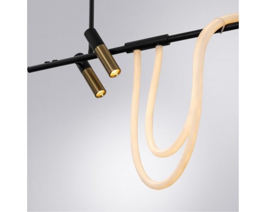 Подвесная светодиодная люстра Arte Lamp Klimt A2850SP-45BK