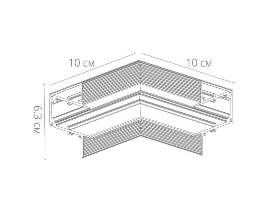 Коннектор L-образный внутренний Arte Lamp Linea-Accessories A480906