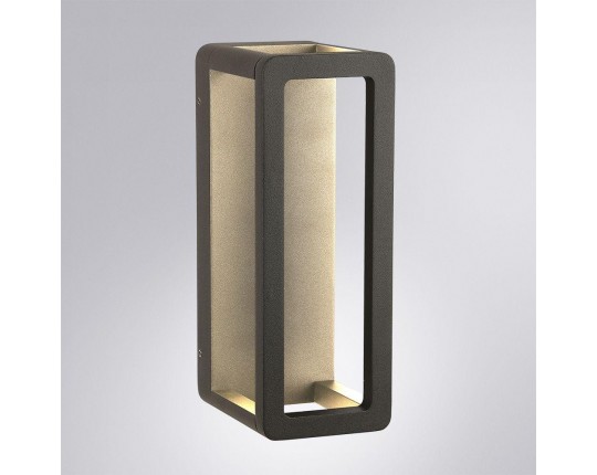 Уличный настенный светодиодный светильник Arte Lamp Hassaleh A3374AL-1BK