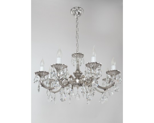 Подвесная люстра M32019/8 SL+BK