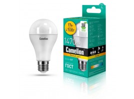Лампа светодиодная Camelion E27 17W 3000K LED17-A65/830/E27 12308