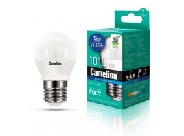 Лампа светодиодная Camelion E27 12W 6500K LED12-G45/865/E27 13698