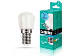 Лампа светодиодная Camelion E14 2W 4500K LED2-T26/845/E14 13154