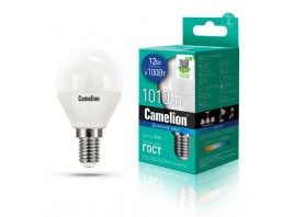 Лампа светодиодная Camelion E14 12W 6500K LED12-G45/865/E14 13697