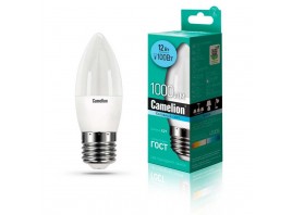 Лампа светодиодная Camelion E27 12W 4500K LED12-C35/845/E27 13690