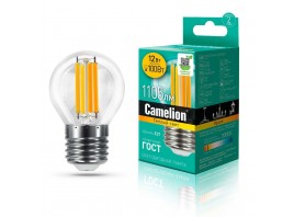 Лампа светодиодная Camelion E27 12W 3000K LED12-G45-FL/830/E27 13714