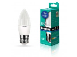 Лампа светодиодная Camelion E27 10W 6500K LED10-C35/865/E27 13564