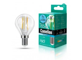 Лампа светодиодная Camelion E14 7W 4500K LED7-G45-FL/845/E14 13458