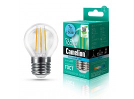 Лампа светодиодная Camelion E27 7W 4500K LED7-G45-FL/845/E27 13459